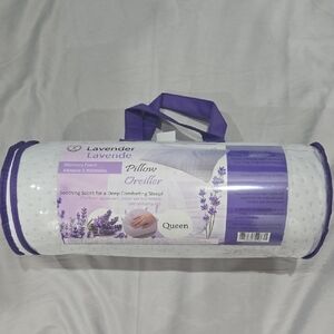 Lavender Memory Foam Pillow - Queen Size